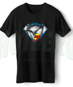 Batman & Superman Classic Logo T Shirt