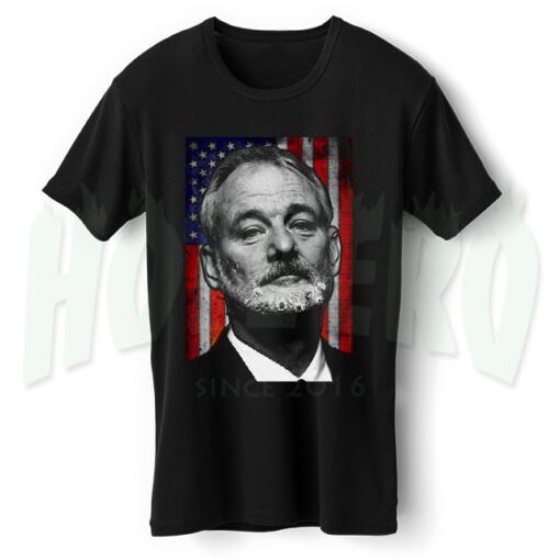 Bill Murray American Flag T Shirt