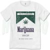 Cannabis T Shirt Marlboro Inspired Tee