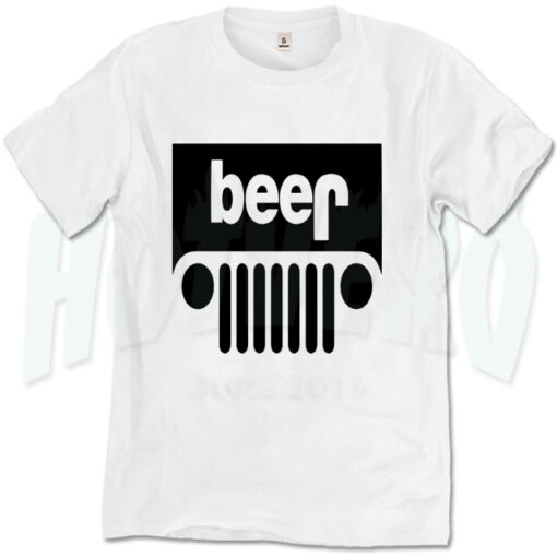 Car & Beer T Shirt