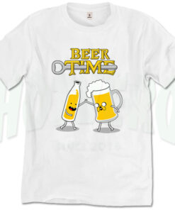 Funny Adventure Time T Shirt Beer Time