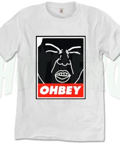 Funny Ohbey Face Obey Inspired T Shirt