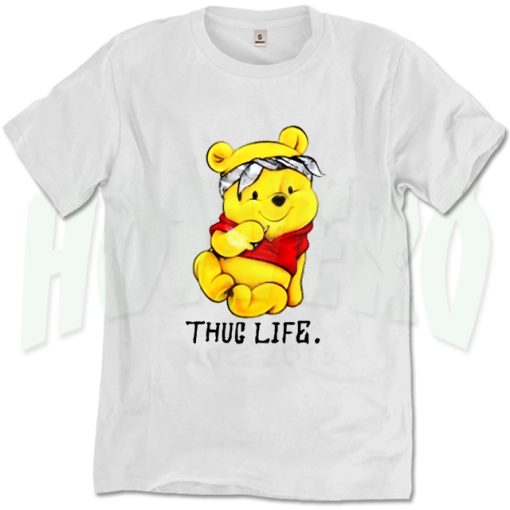 Funny Winnie The Pooh Thug Life T Shirt