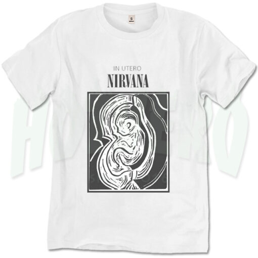 Nirvana In Utero Grunge Band T Shirt