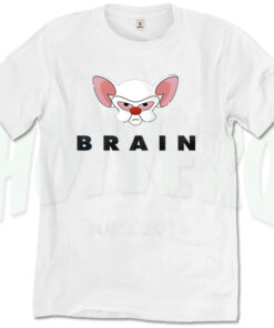 Pinky Brain Character Vintage Movie T Shirt