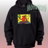 American Pop Art DJ Dog Dancing Urban Hoodie Style