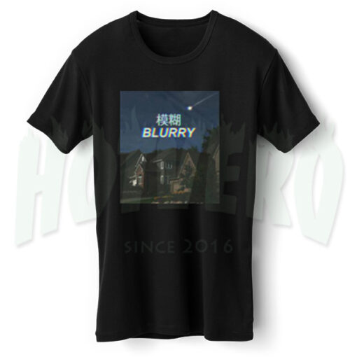 Blurry Japanesse Urban Streetwear T Shirt