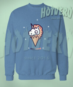 Cute Unicone Light Blue Sweatshirt