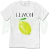 Fresh Lemon Graphic T Shirt Print