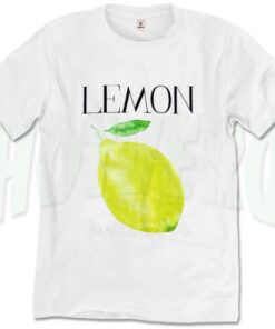 Fresh Lemon Graphic T Shirt Print