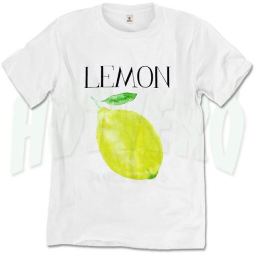 Fresh Lemon Graphic T Shirt Print