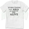 Kills Make Me Alive One Republic T Shirt Counting Stars Lyric