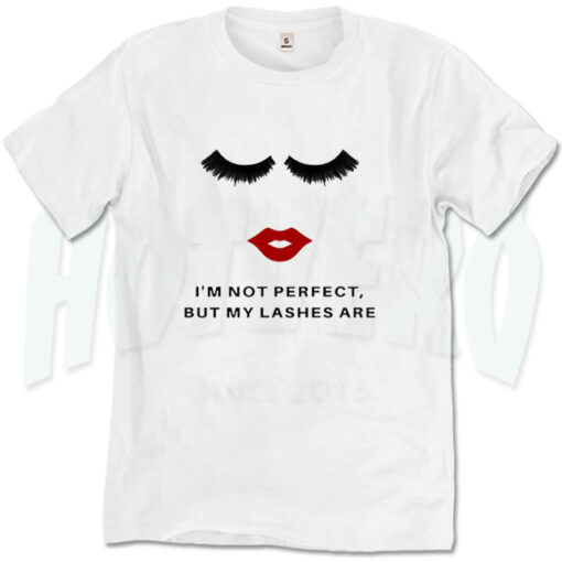 Lash Boost I'm Not Perfect Quote Urban T Shirt