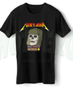 Nirvana Never Mind Skull Urban Vintage T Shirt