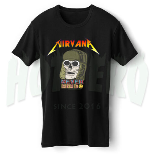 Nirvana Never Mind Skull Urban Vintage T Shirt