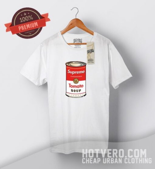 Supreme Tomato Soup Parody T Shirt