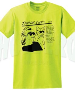 Taylor Swift Sonic Youth Parody T Shirt yellow