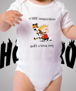 Calvin Hobbes Little Imagination Cute Baby Onesie