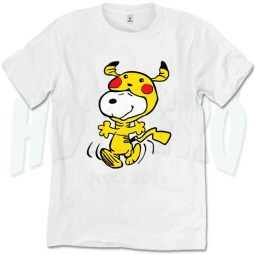 Funny Snoopy Pikachu Hallowen T Shirt