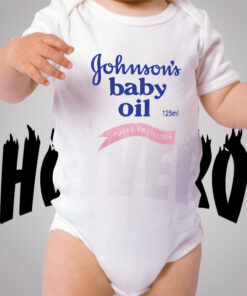 Johnsons Baby Oil Pures Protection Cute Baby Onesie