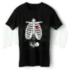 Skeleton Baby Boy Maternity Halloween T Shirt