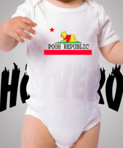 Winnie Pooh California Republic Cute Baby Onesies