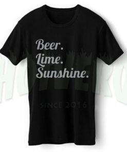 Cheap Beer Lime Sunshine Graphic T Shirt