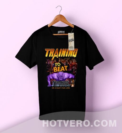 Avengers Training To Beat Thanos Movie T Shirt