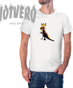 Basquiat Dinosaurs Crown Hip Hop T Shirt