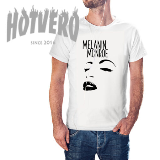 Cheap Melanin Monroe Parody T Shirt