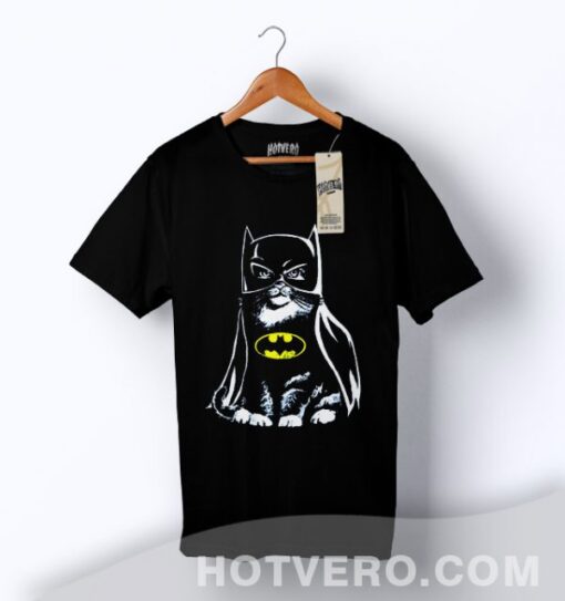 Bat Cat Batman Funny Parody T Shirt