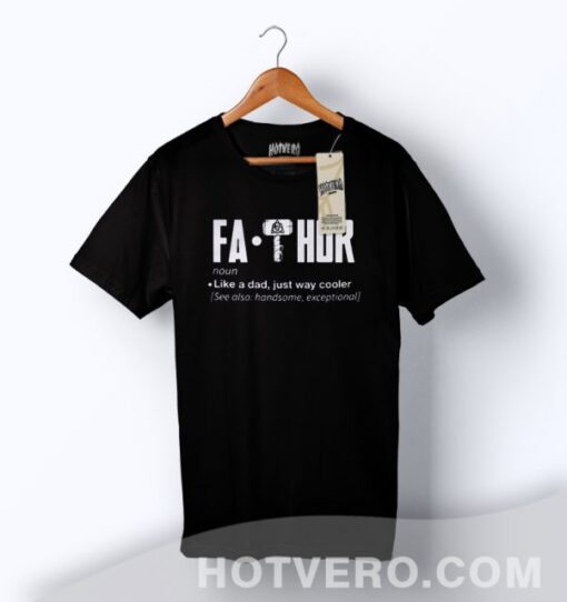 FaThor Marvel Like A Dad Meaning T Shirt Father Day Gift