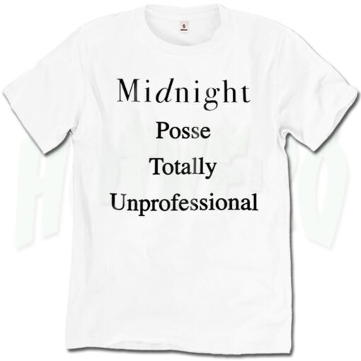 Asap Rocky Outfit Midnight Posse Tottaly Unprofessional T Shirt