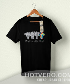 Autism Elephant it’s ok to be a little Cute T Shirt