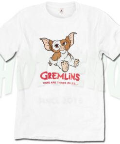 Cute Gremlins There Are Three Rules Streetwear Tshirt Design