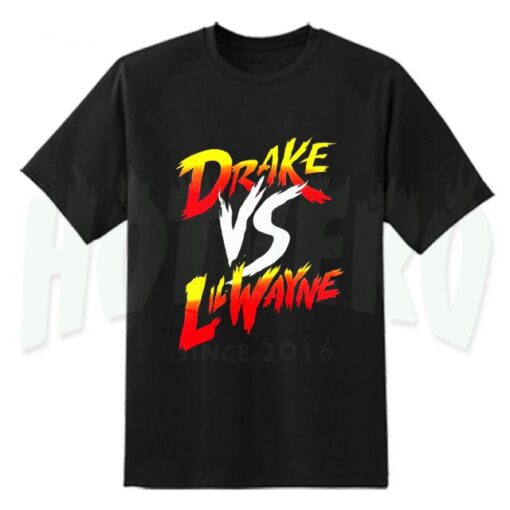 Drake Vs Lil Wayne Hip Hop Collabs T Shirt