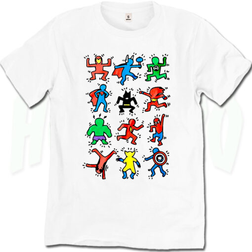 Funny Marvel All Superhero American Pop Art T Shirt