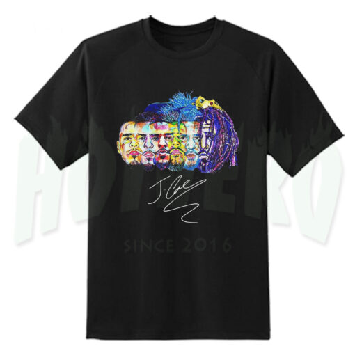 J Cole's Evolution Of Hair Hip Hop T Shirt