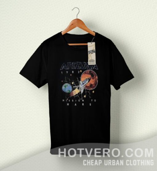 Space Arizona 1982 Mission To Mars Vintage T Shirt