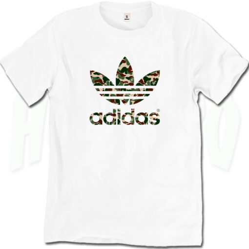 Bape Adidas Adicolor Camo Urban T Shirt