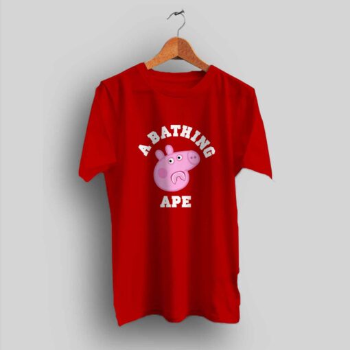 Bape X Peppa Pig T Shirt