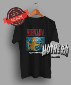 Bart Simpson Nirvana Nevermind Grunge T Shirt