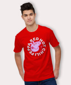 Funny RHCP Red Hot Chilli Peppa Pig T Shirt