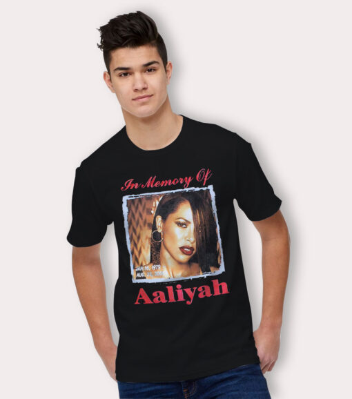 In Memory Of Aaliyah 1979-2001 Vintage T Shirt