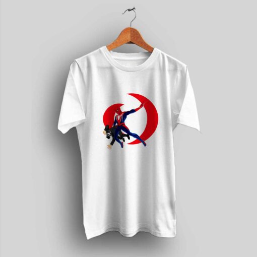 Funny Spiderman PS4 T Shirt Gaming