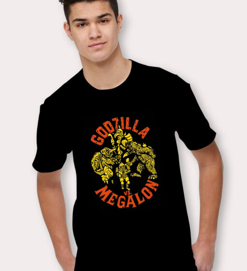 Godzilla Vs Megalon Vintage T Shirt