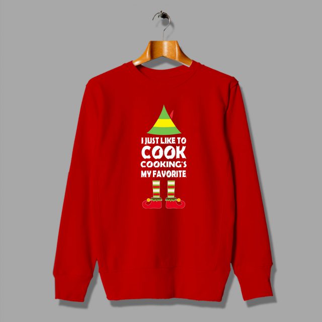 I Just Like To Cook ELF Christmas Sweater