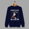 Jason Voorhees Quote Be Kind to The Cats Halloween Sweater