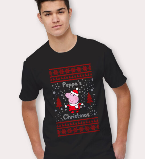 Peppa Pig Ugly Christmas T Shirt