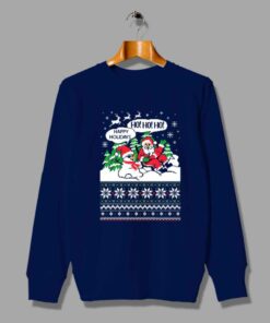 Santa Claus Happy Holidays Ugly Sweater